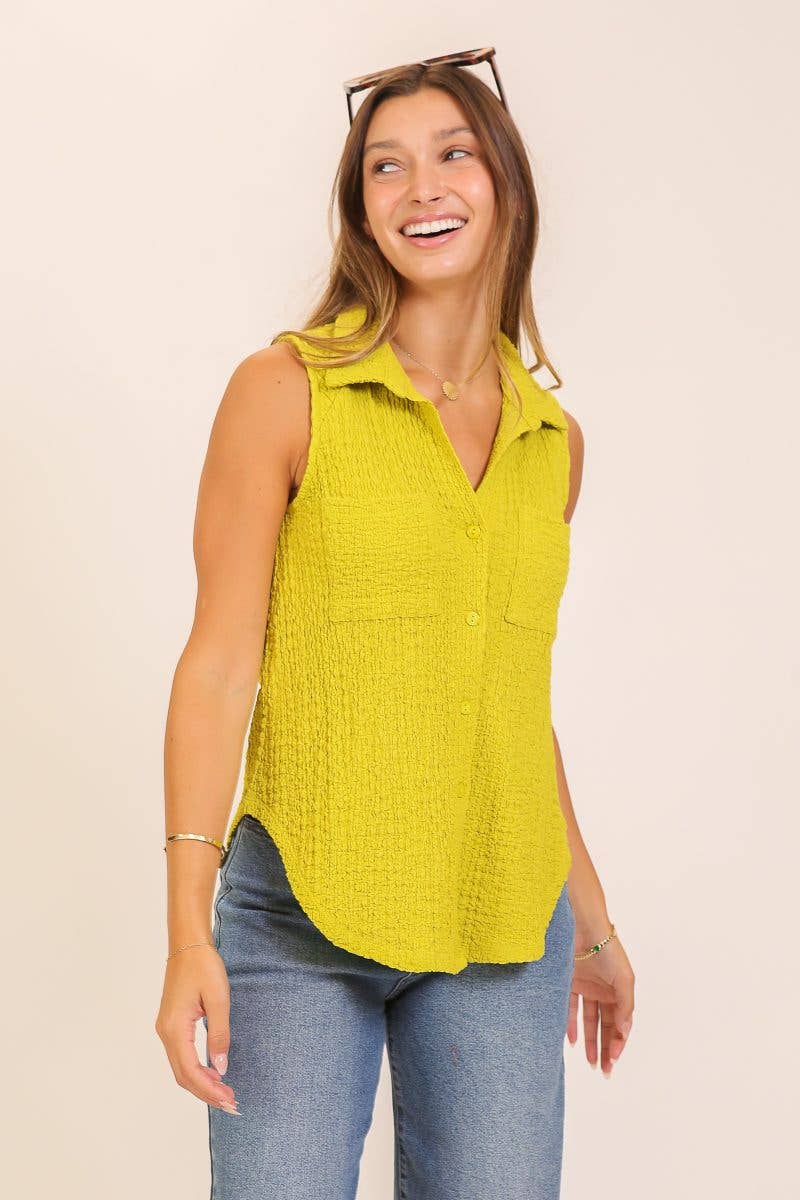 Vacation Collared Tunic Top