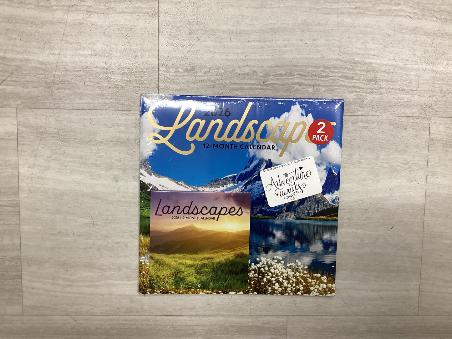 2026 Landscape 12 Month Calendar (with bonus calendar)