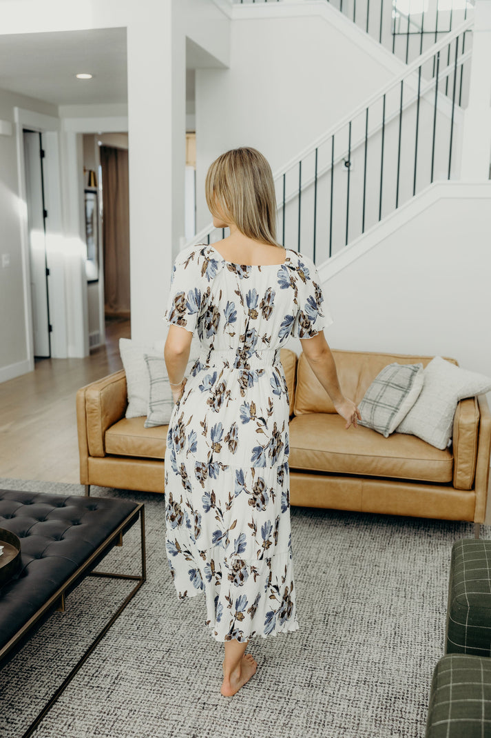 The Darci Dress in Ashen Taupe