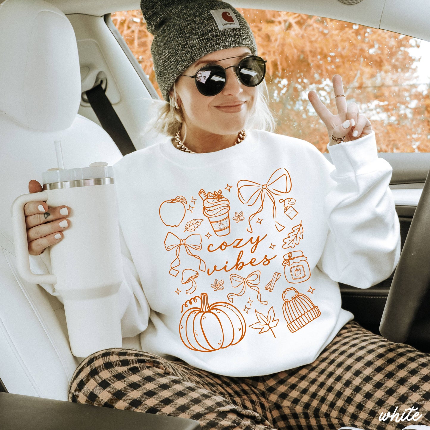 Cozy Vibes Doodle Sweatshirt