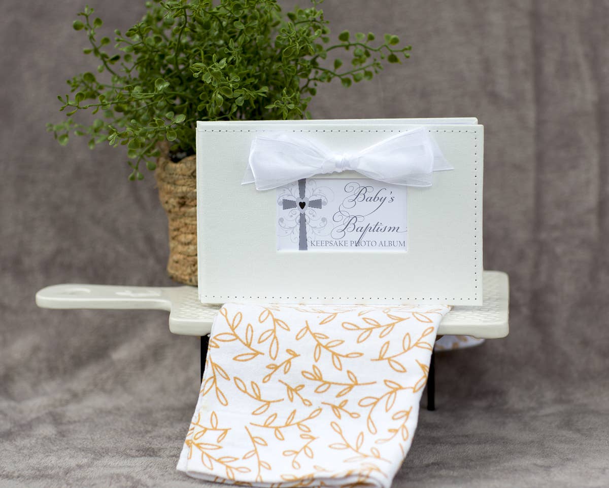 Baby Baptism Gift: Keepsake Photo Album