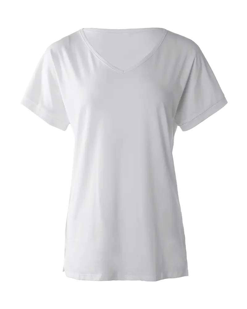 Batwing sleeve split hem basic t shirt (black)