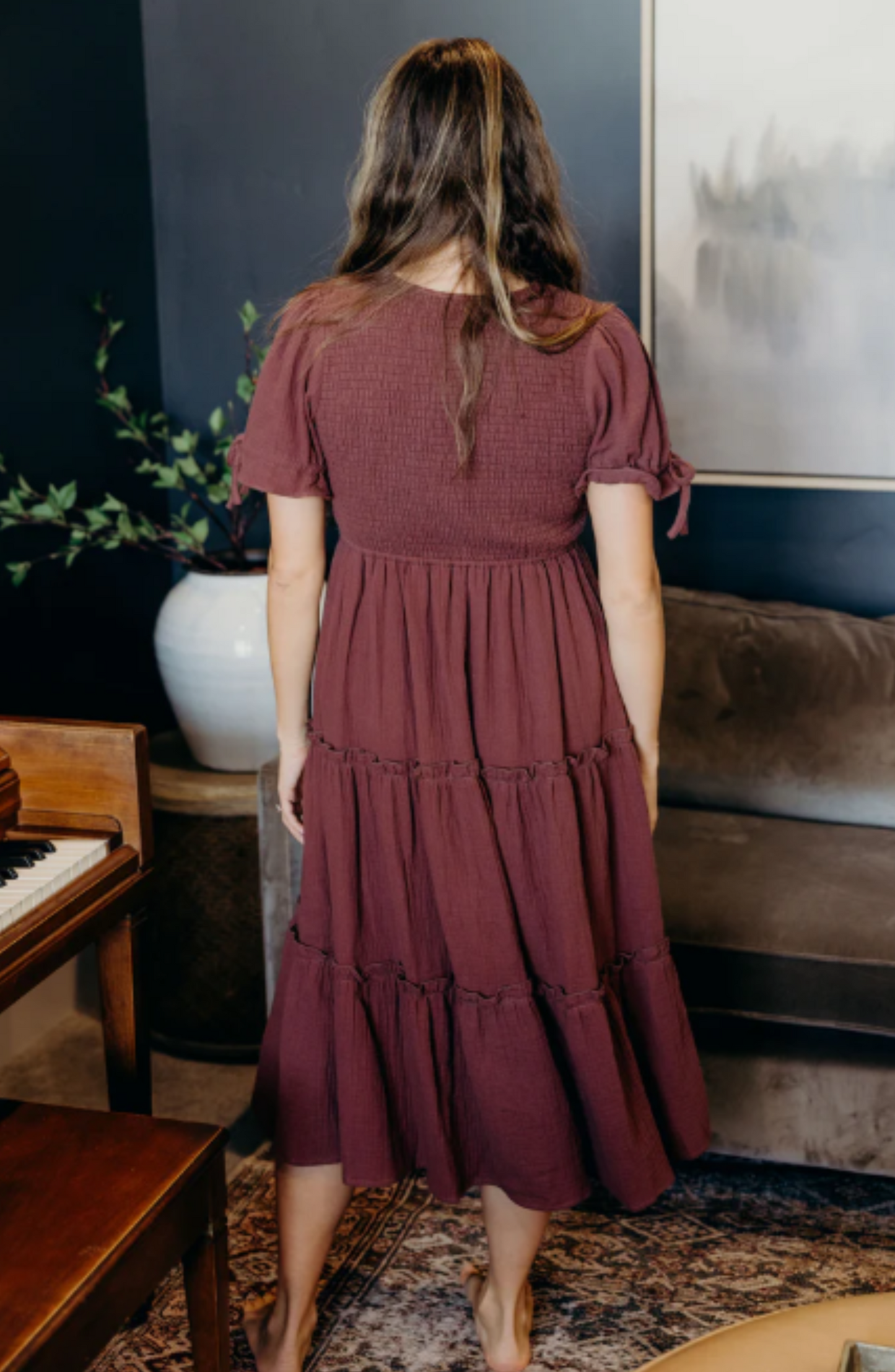 The Merritt Dress in Saddlewood