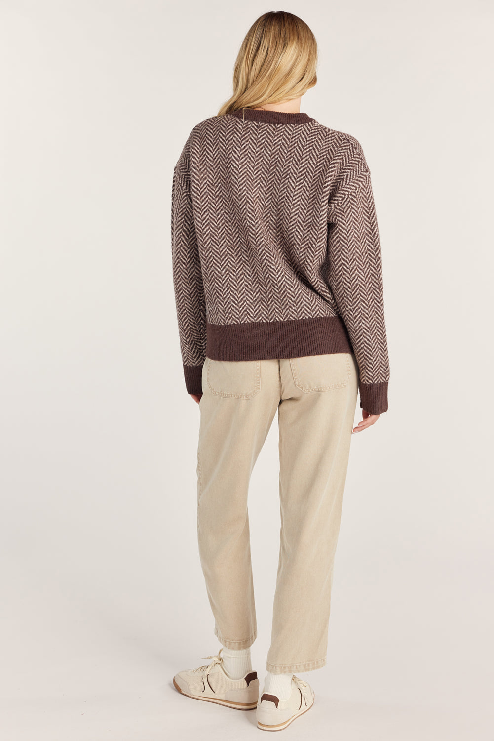 Drop Shoulder Crewneck Sweater