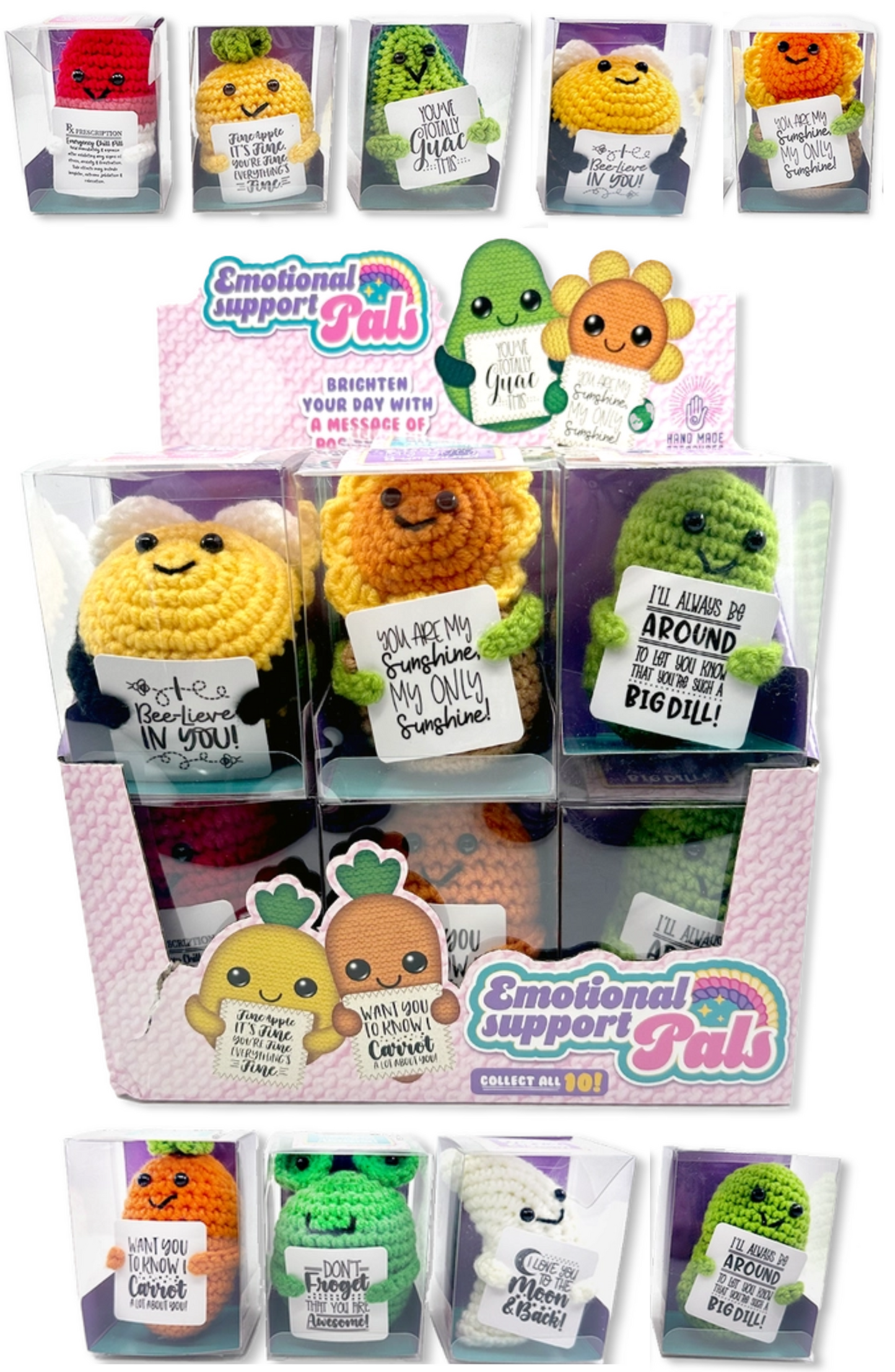 Emotional Support Crochet Dolls