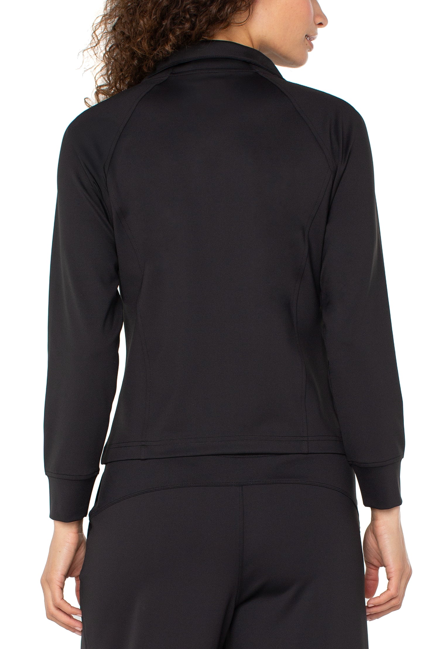 Liverpool Full Zip Seamed Jacket (Black)