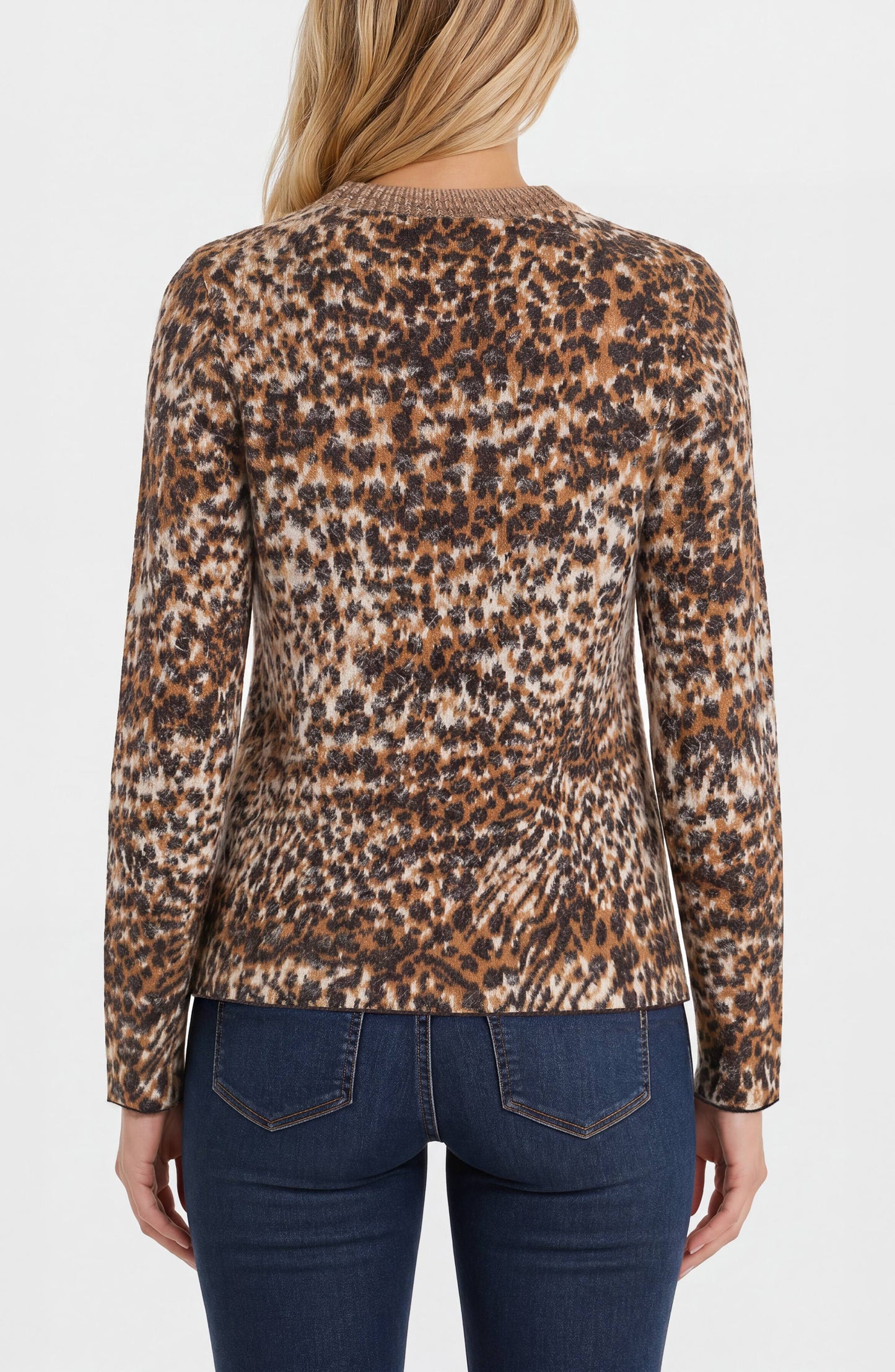 Liverpool Long Sleeve Crew Neck Sweater (Leopard)