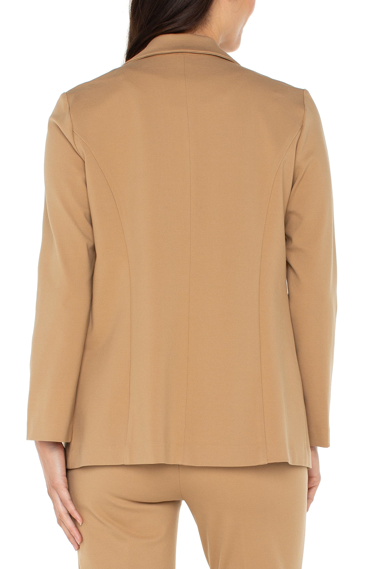 Liverpool Boyfriend Blazer W/ Princess Darts (Desert Camel)