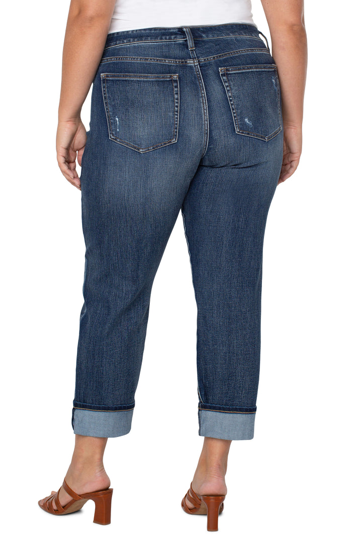 Liverpool Marley Girlfriend Cuffed Eco Jean Plus Size