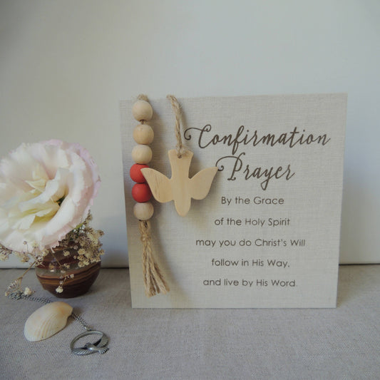 Confirmation Prayer Plaque