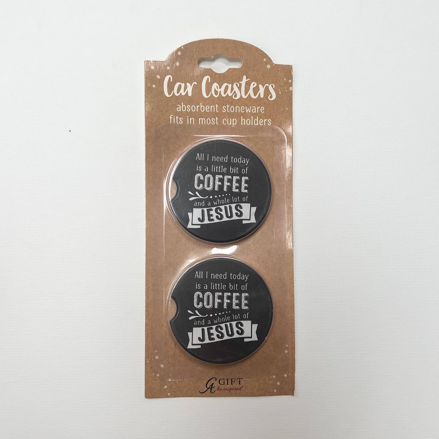Car Coasters (Absorbent Stoneware)