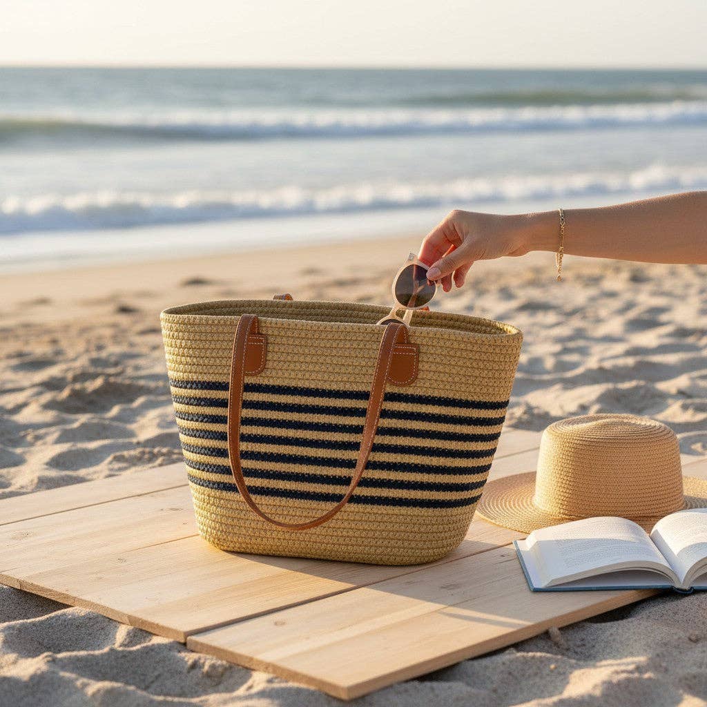 Rattan Beach Shoulder Bag