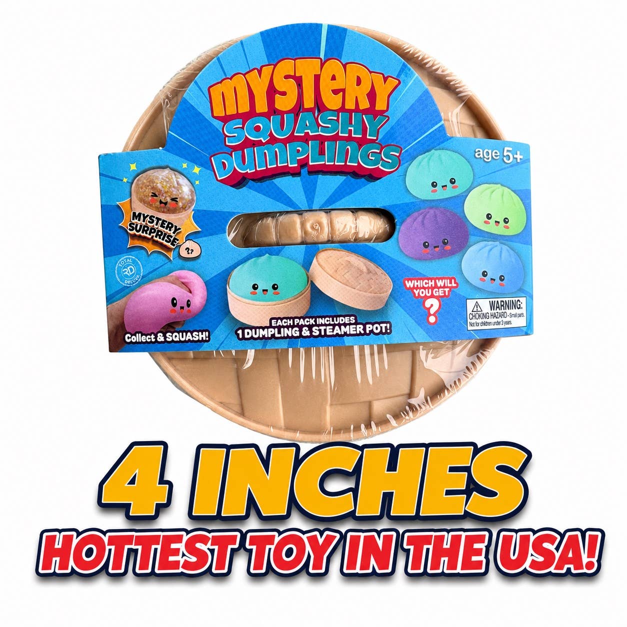 Mystery Dumpling Squishies-4 Inch
