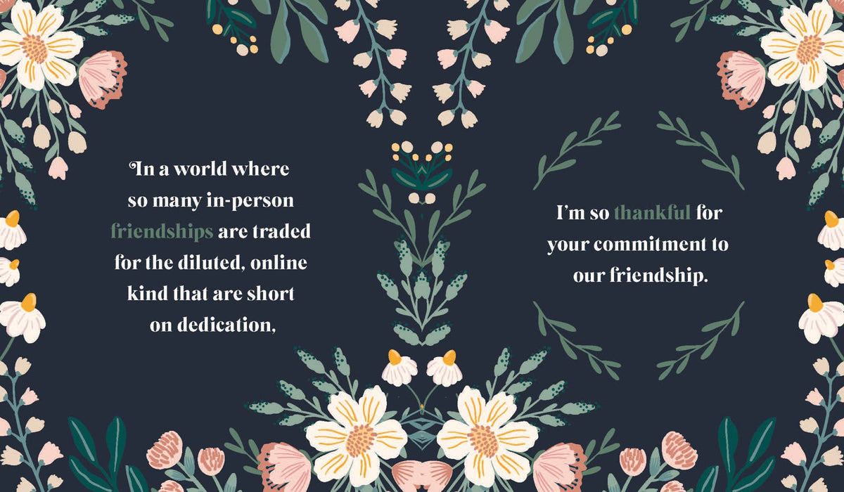 Friends Are Family We Choose: Hardcover / English
