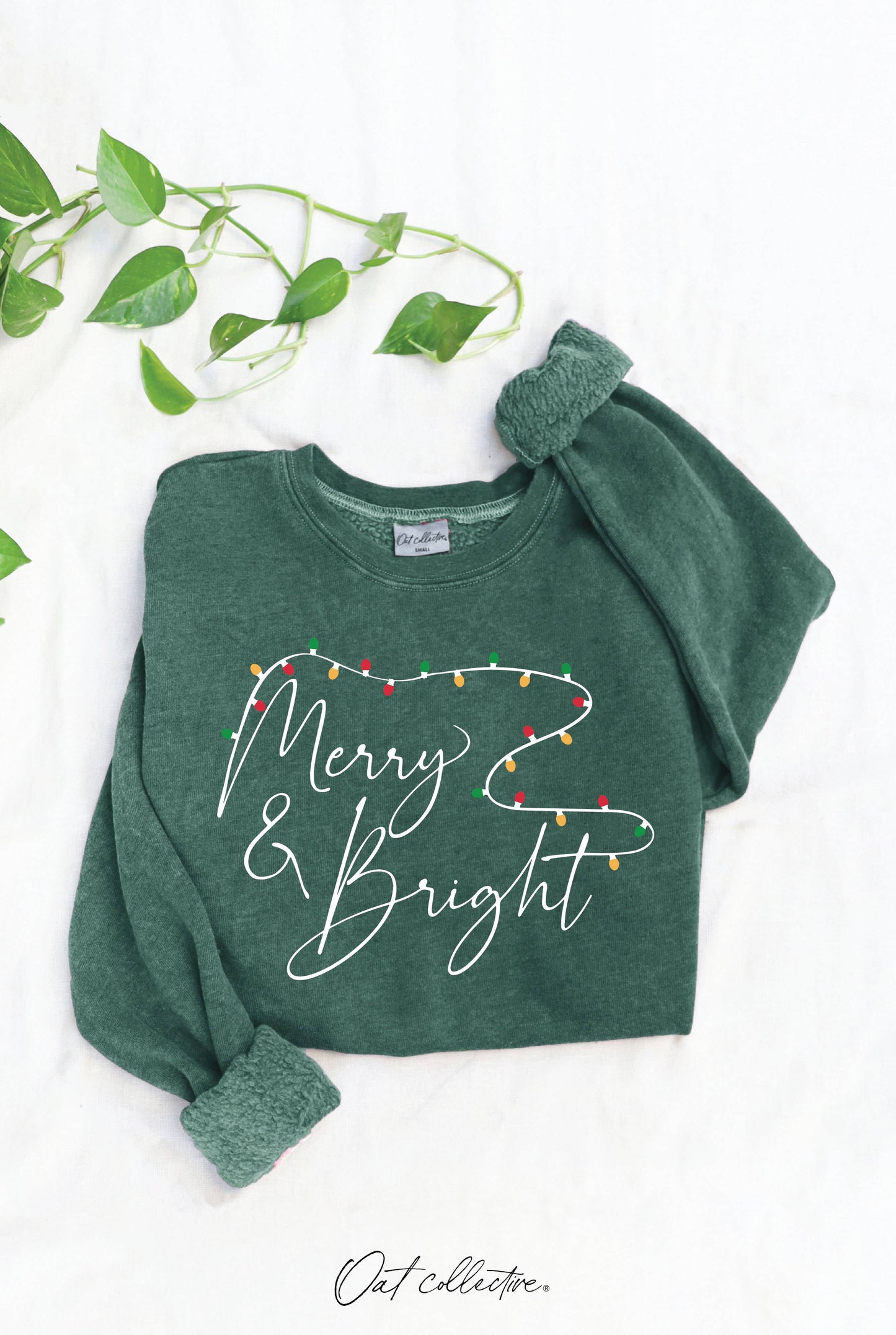 Merry and Bright Mineral Graphic Sweatshirt