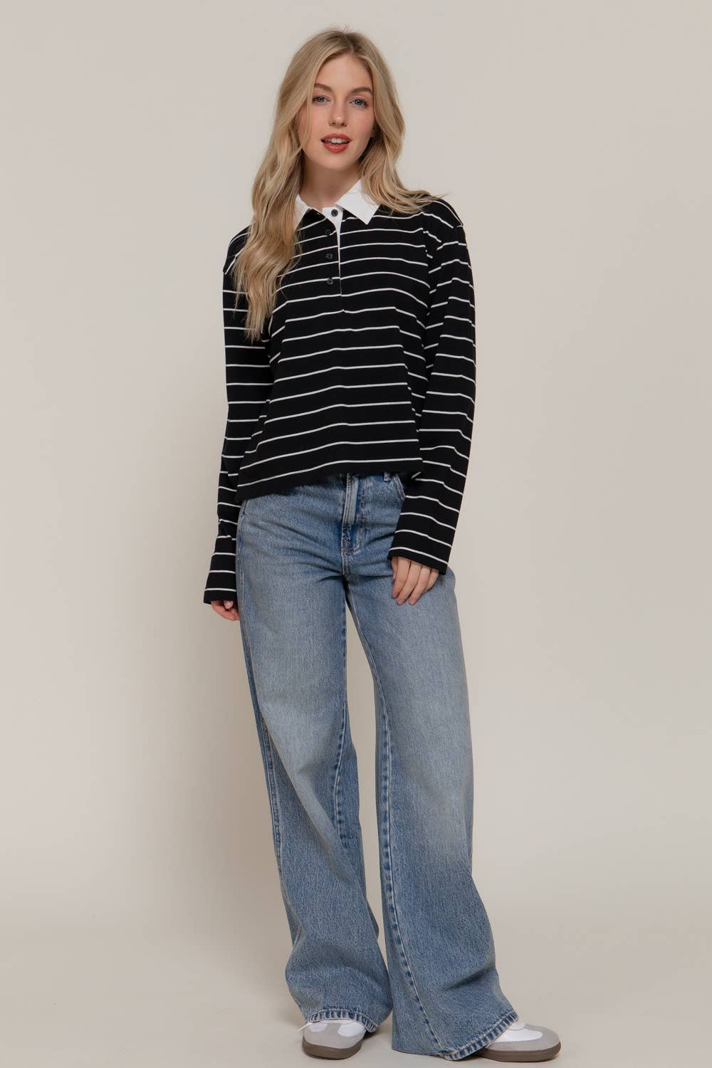 Long Sleeve  Polo Shirt