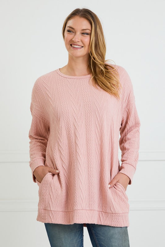 Long Sleeve Top with Pockets
