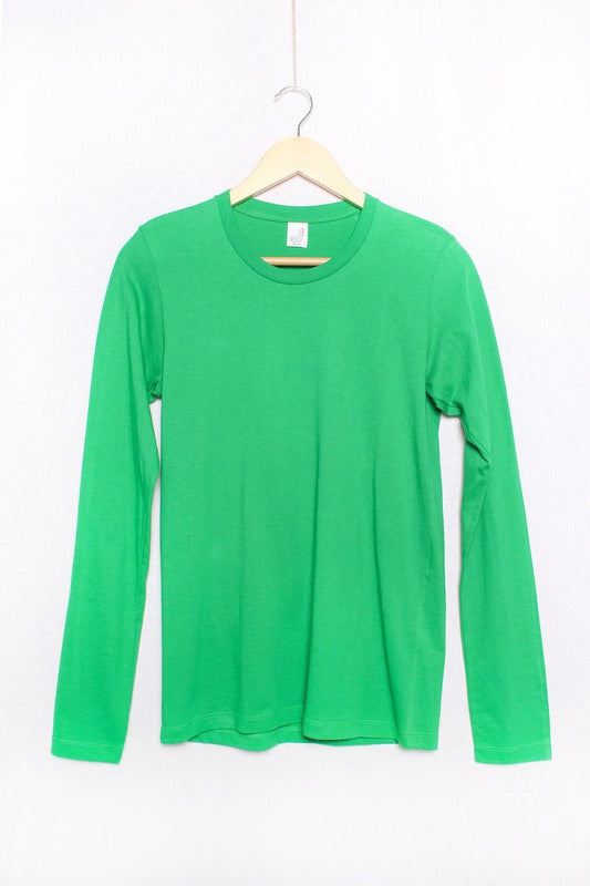 Women's Long Sleeve Basic Solid Top