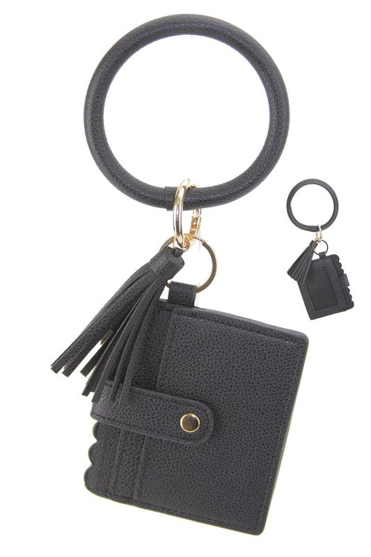 Bangle Keychain and Wallet w/ID Window