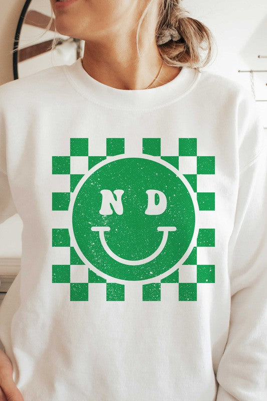 North Dakota Checker Face Sweatshirt