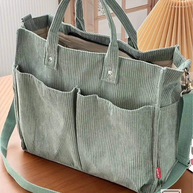 Corduroy Tote Bag