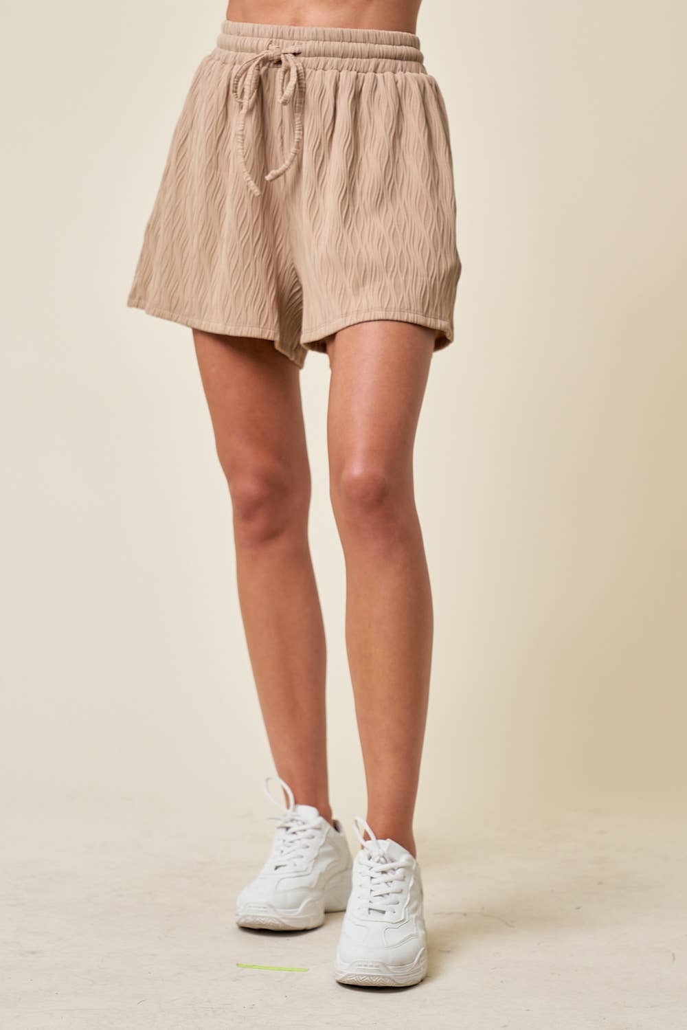 Good timing textured shorts