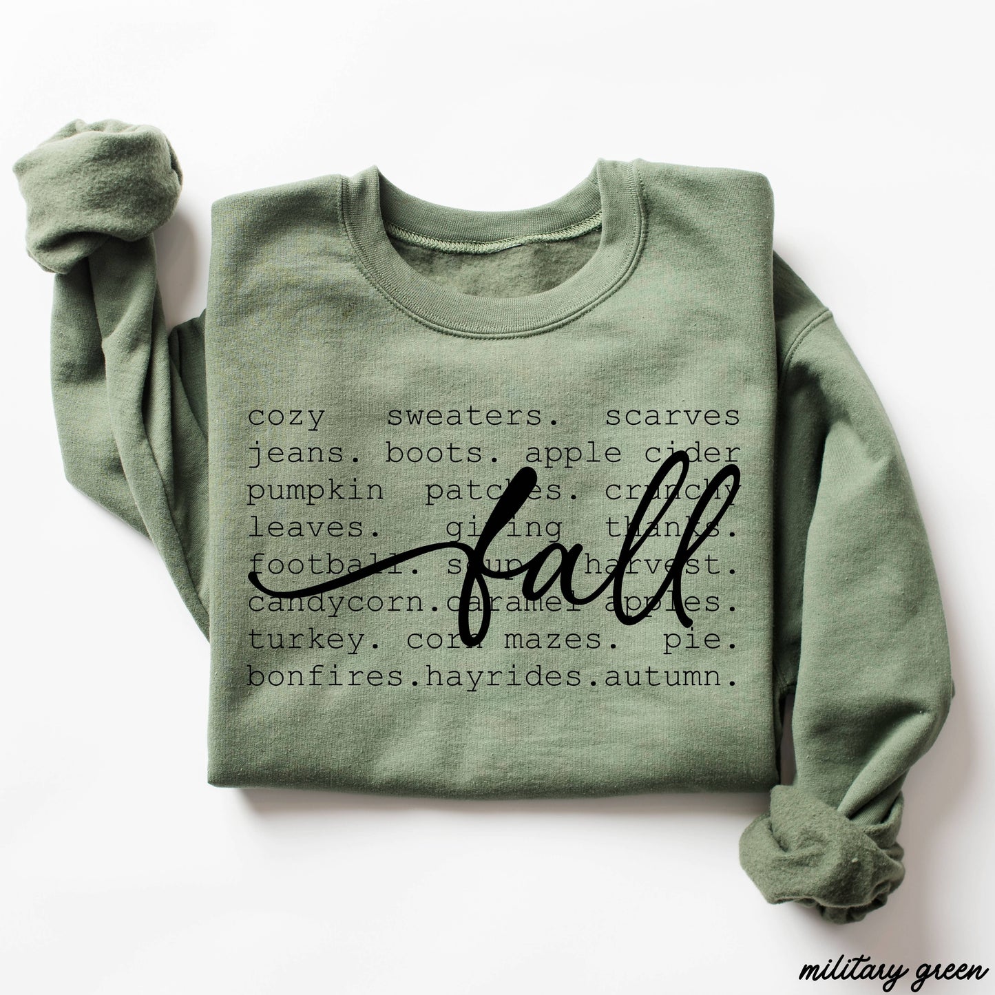 Fall Words Sweatshirt
