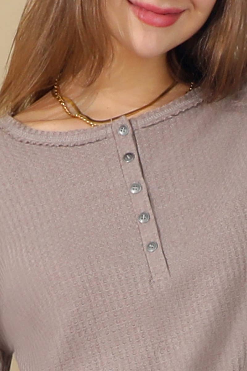 V-Neck Casual Long Sleeve Top