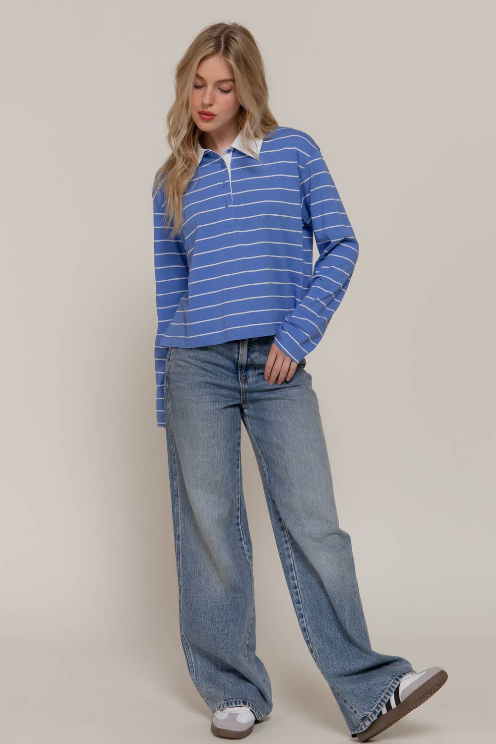 Long Sleeve  Polo Shirt