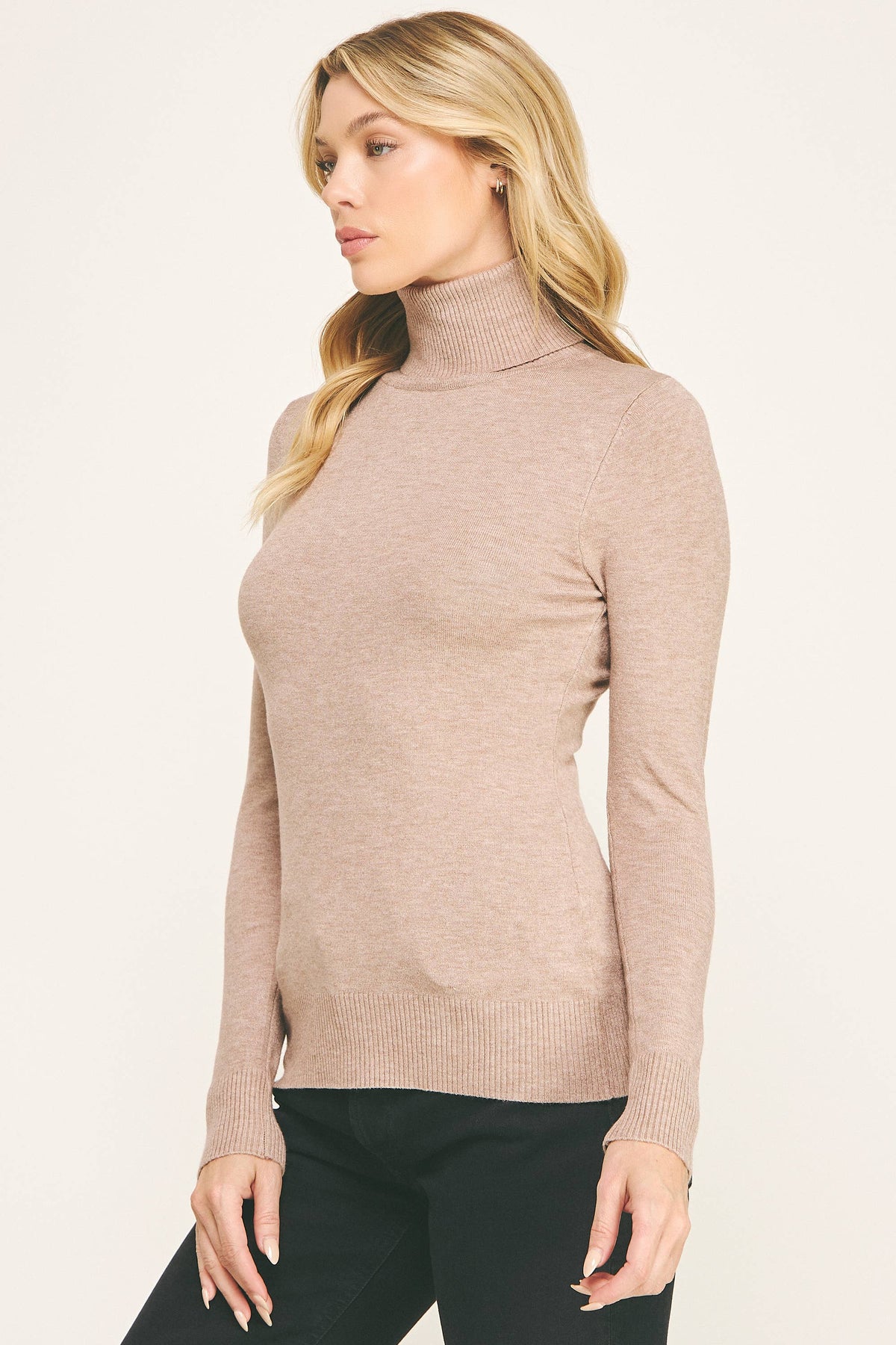 Classic Turtleneck Knit Sweater (variety of colors)