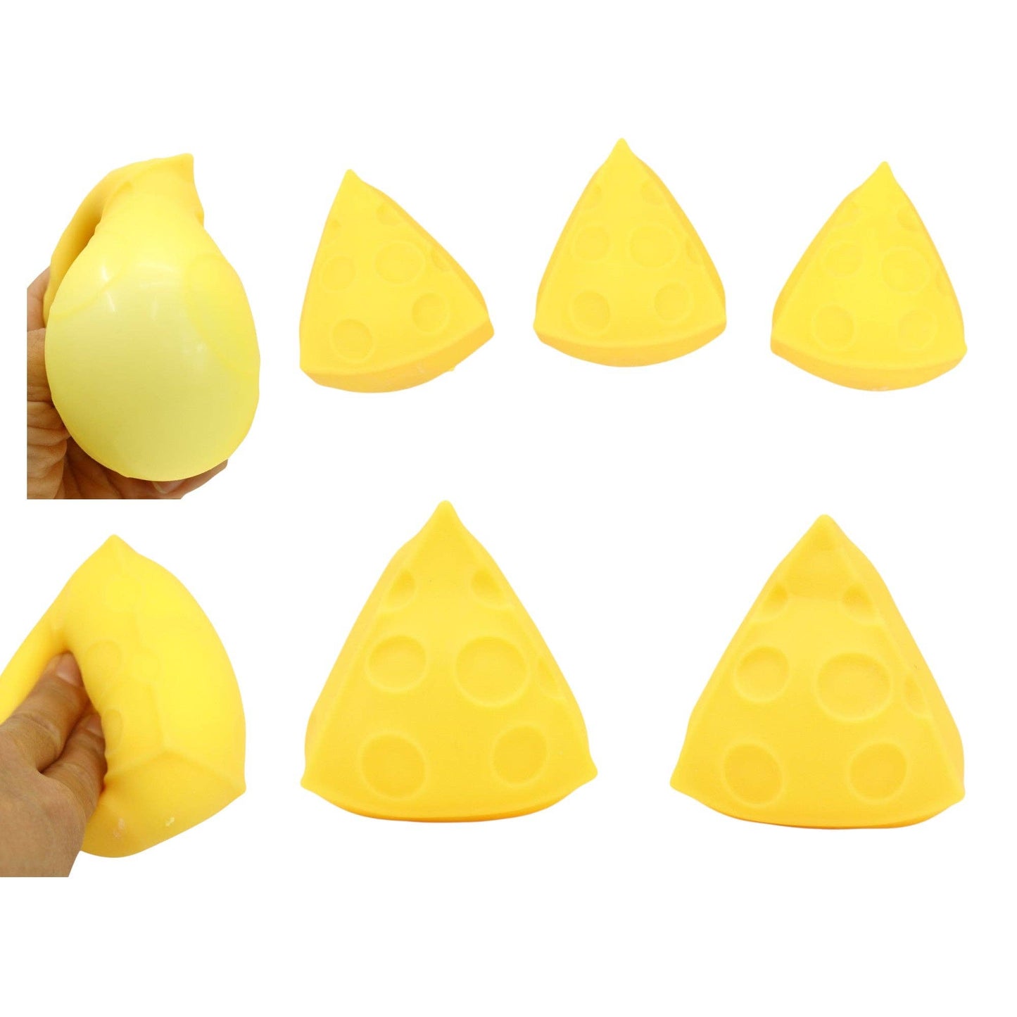 Viral Triangle Cheese Squishy Toy