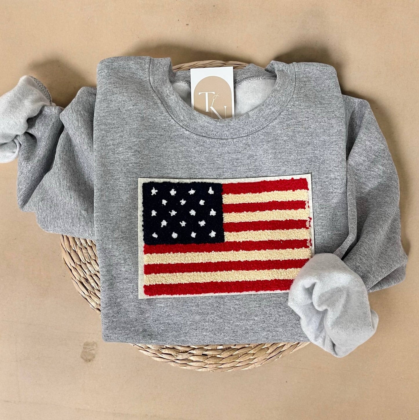 American Flag Sweatshirt