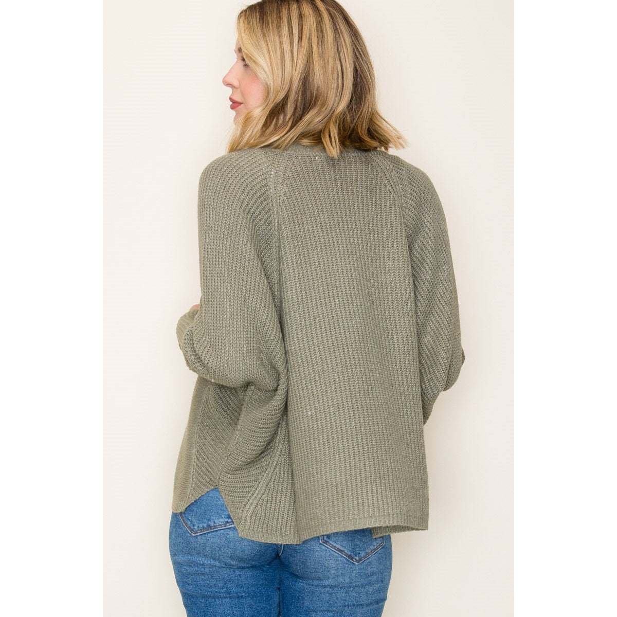 Cropped Sweater Cardigan