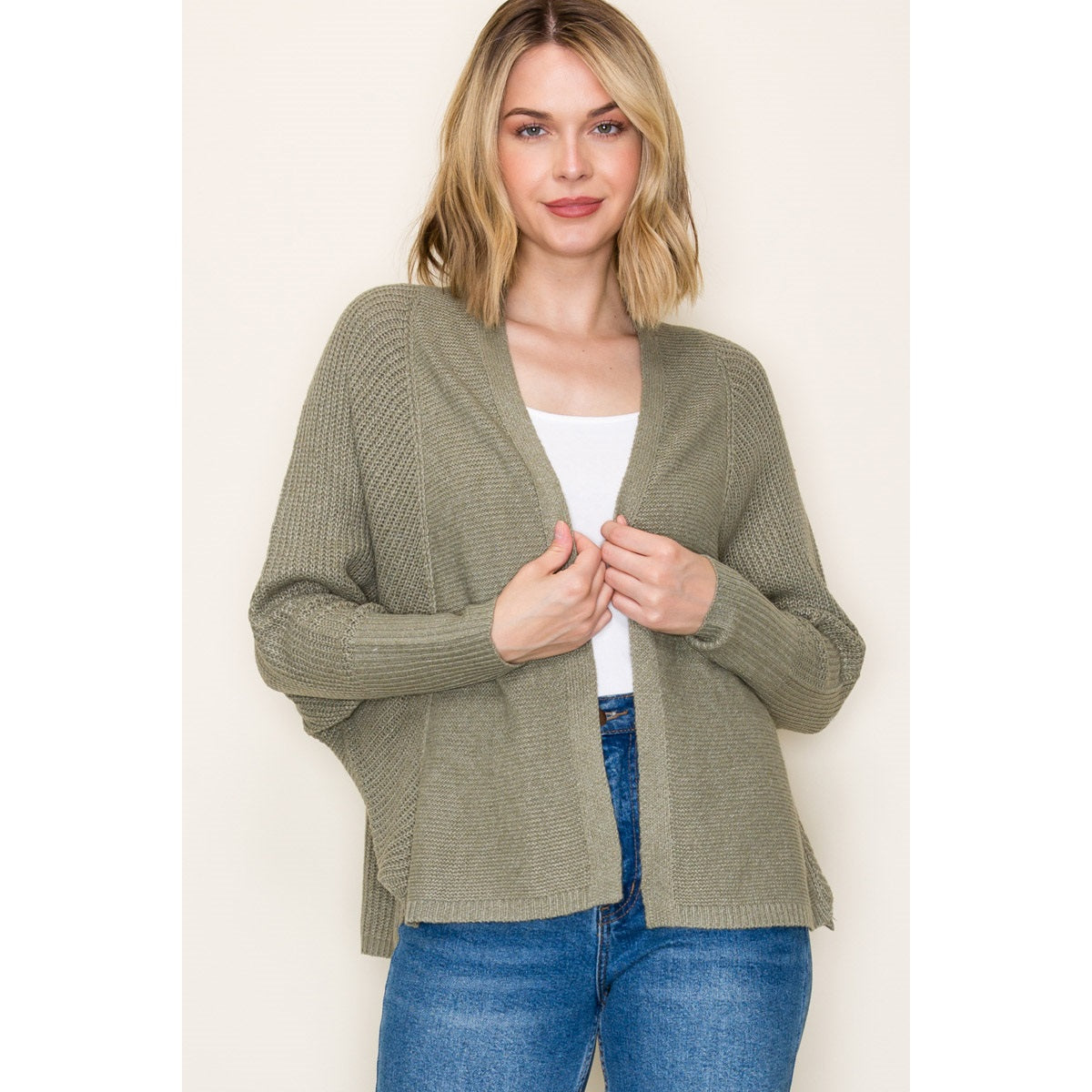 Cropped Sweater Cardigan