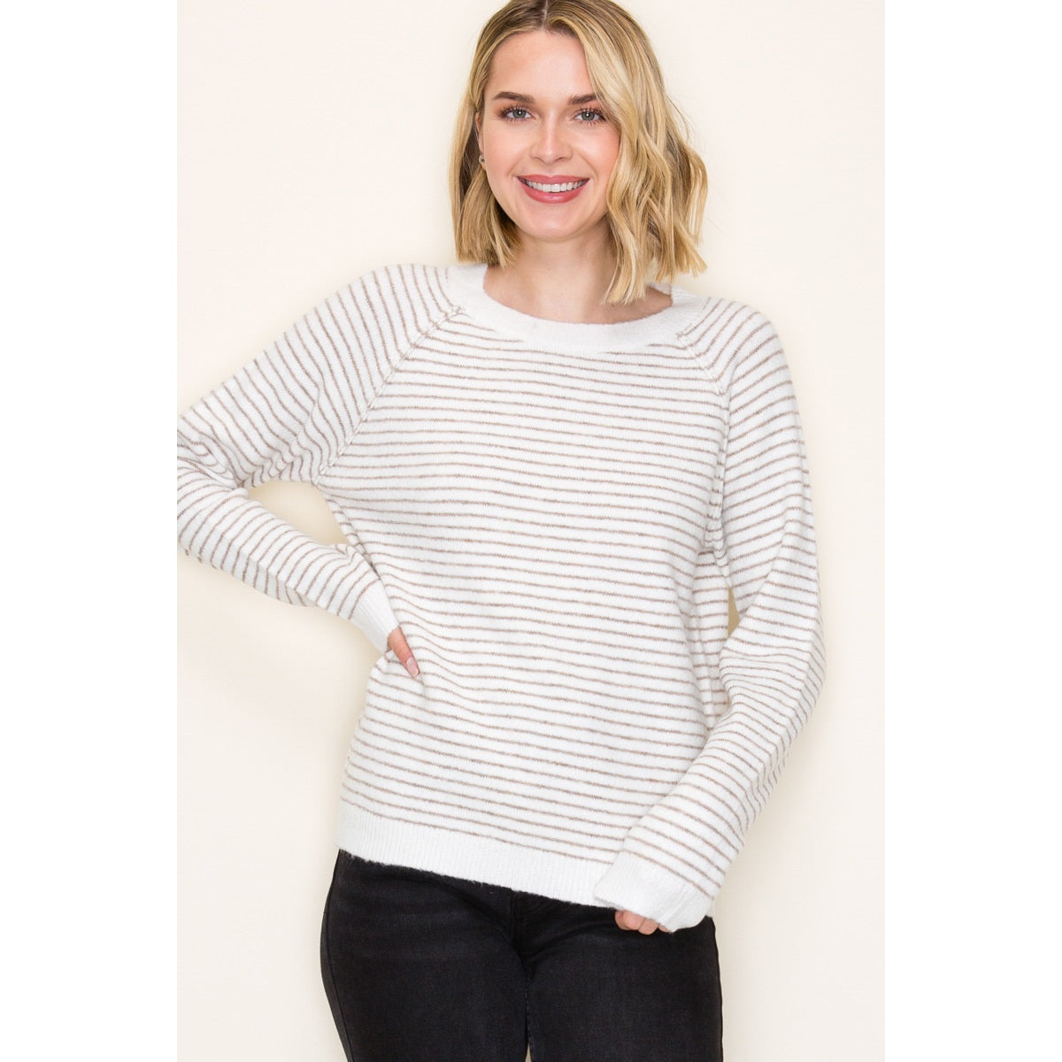 Striped Pullover Sweater