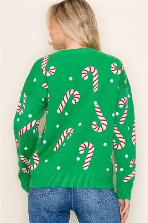 Christmas Candy Cane Sweater