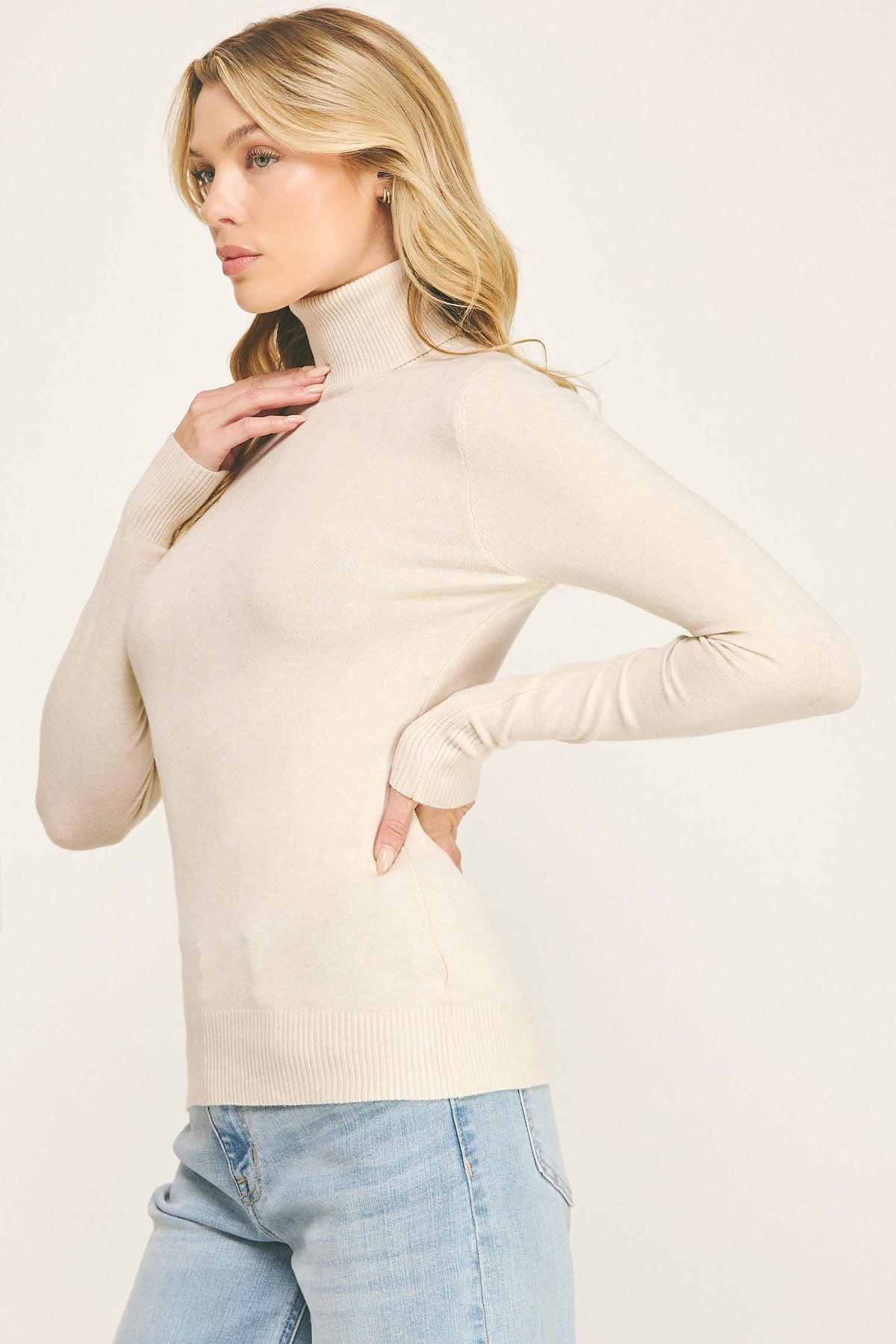 Classic Turtleneck Knit Sweater (variety of colors)