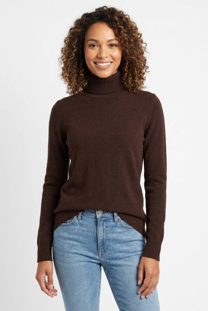Classic Turtleneck Knit Sweater (variety of colors)