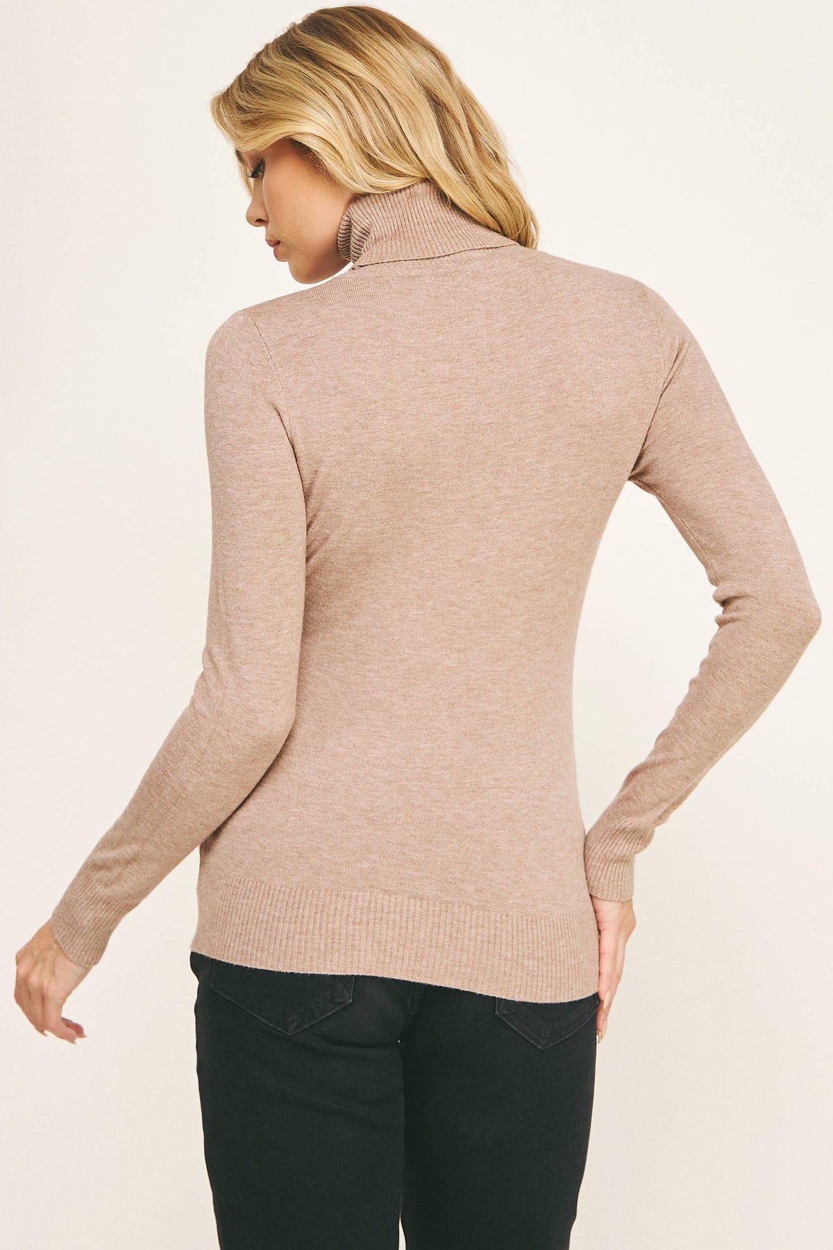 Classic Turtleneck Knit Sweater (variety of colors)