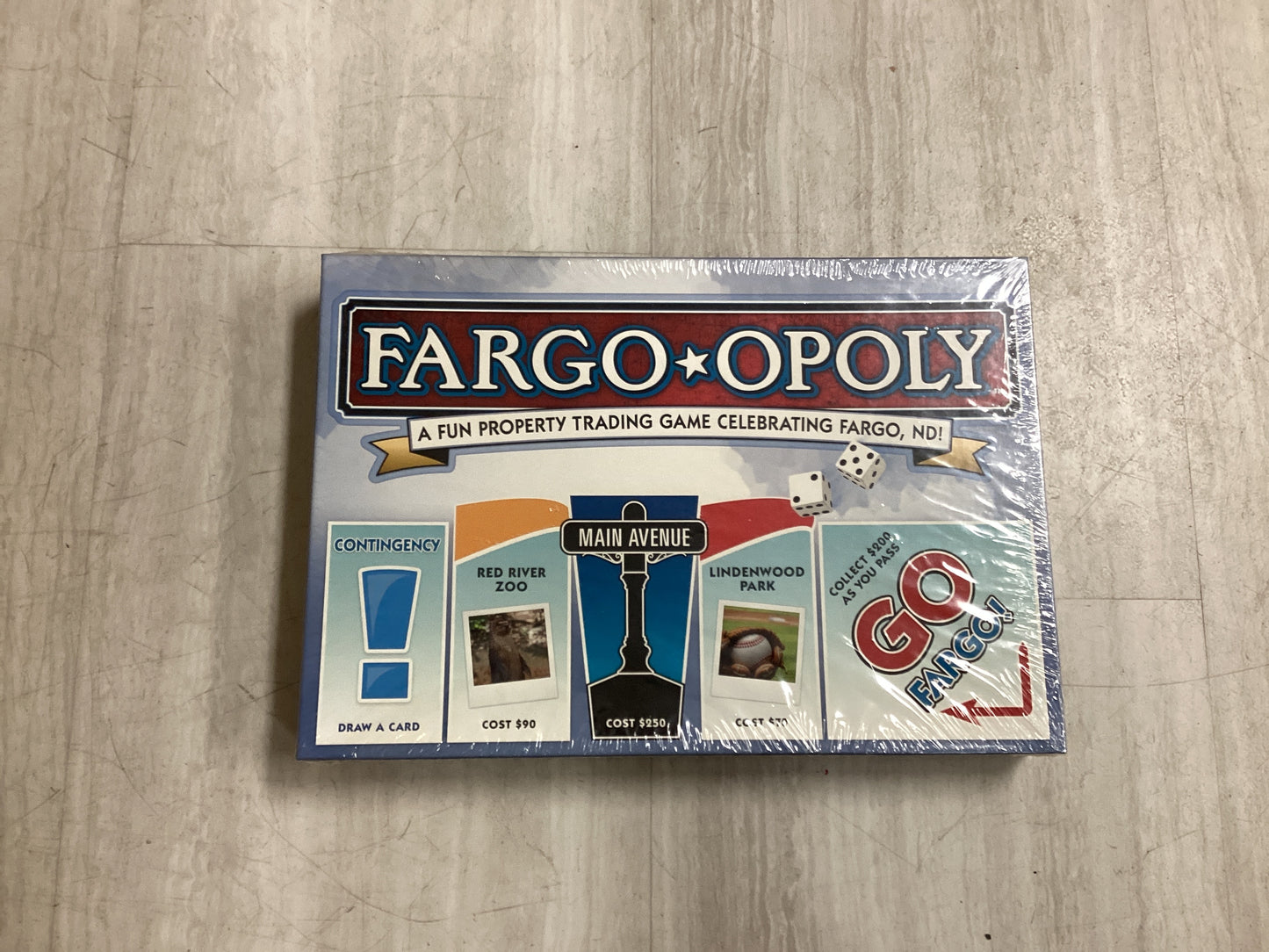 Fargo-Opoly (city) Board Game
