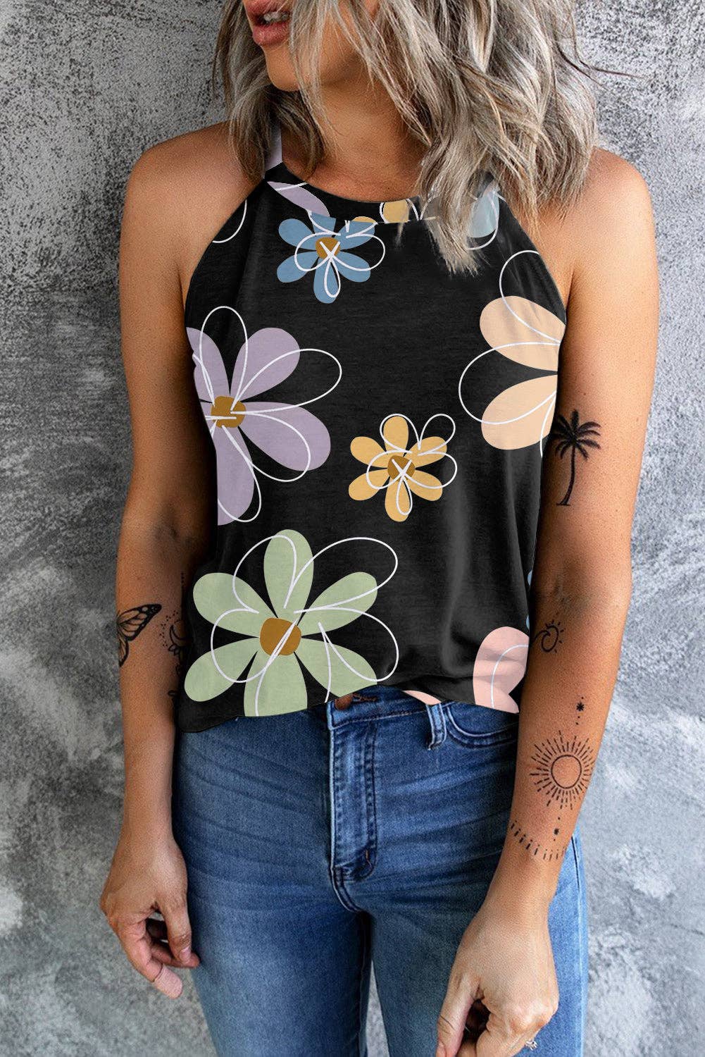 Floral Tank Top