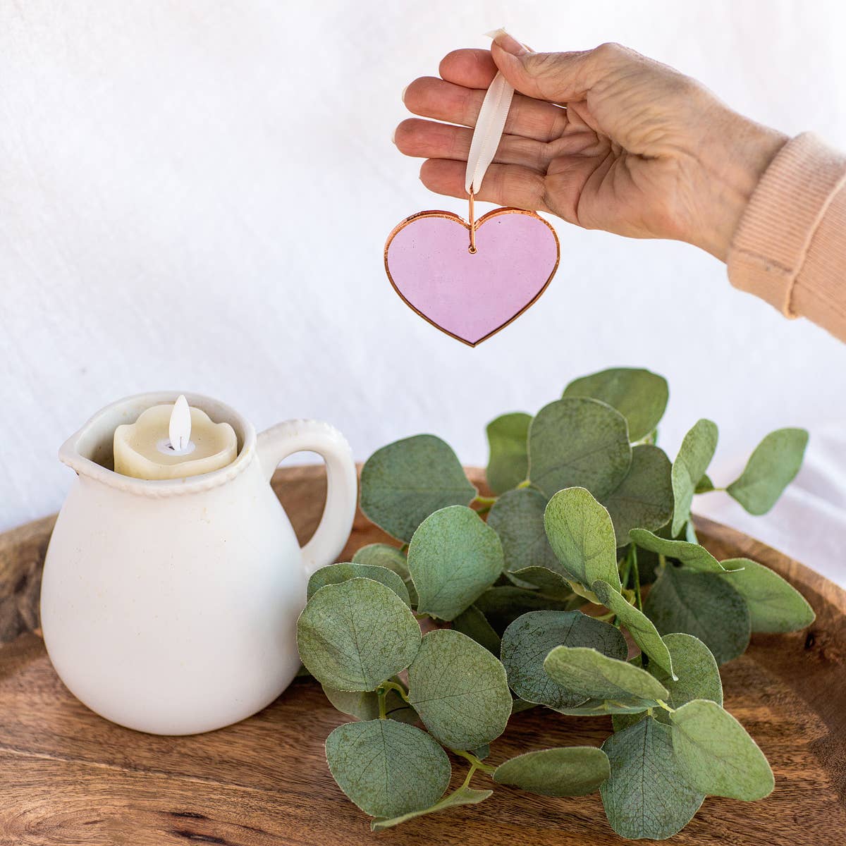 Grandma Keepsake Gift – Handmade Stained Glass Heart