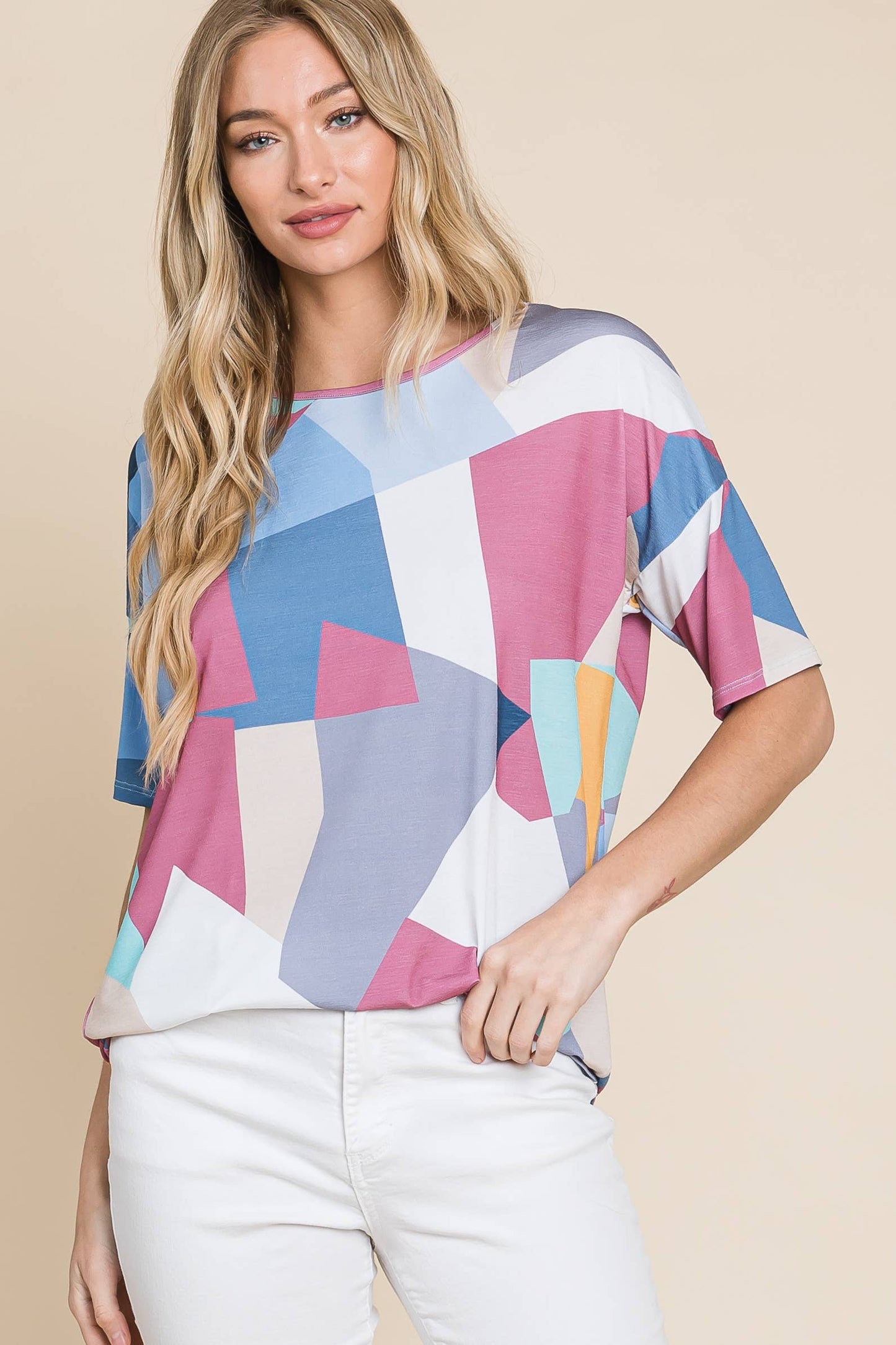 Casual Relaxed Fit Colorful Shirt