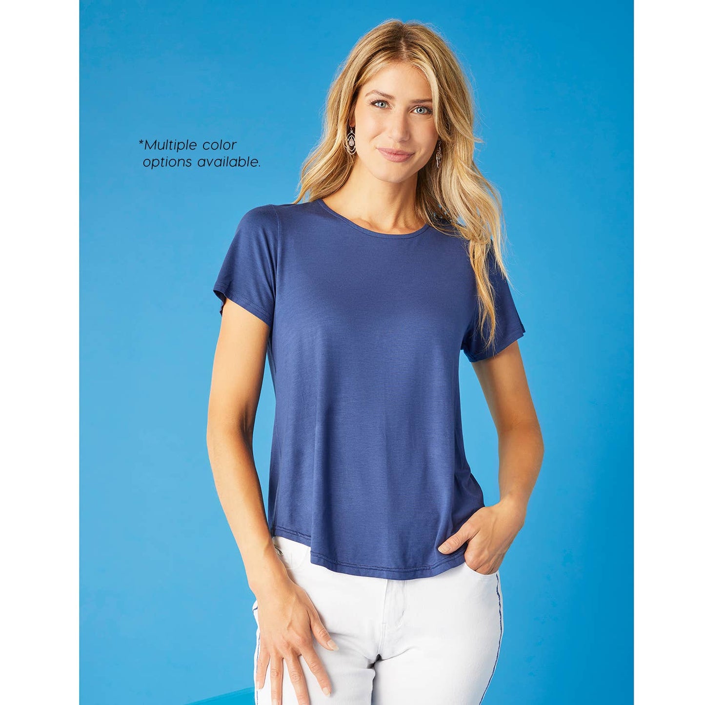 Pleat Back Tee