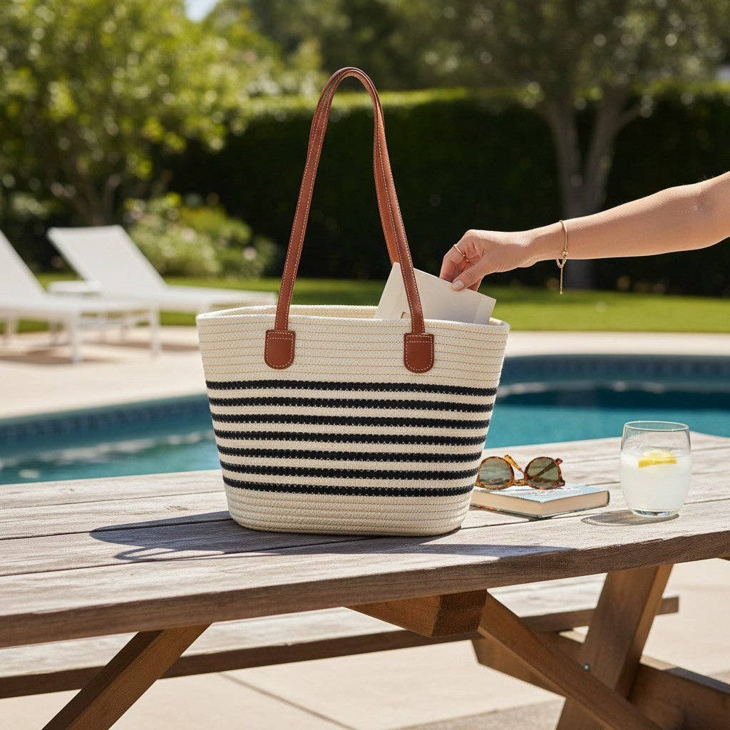 Rattan Beach Shoulder Bag