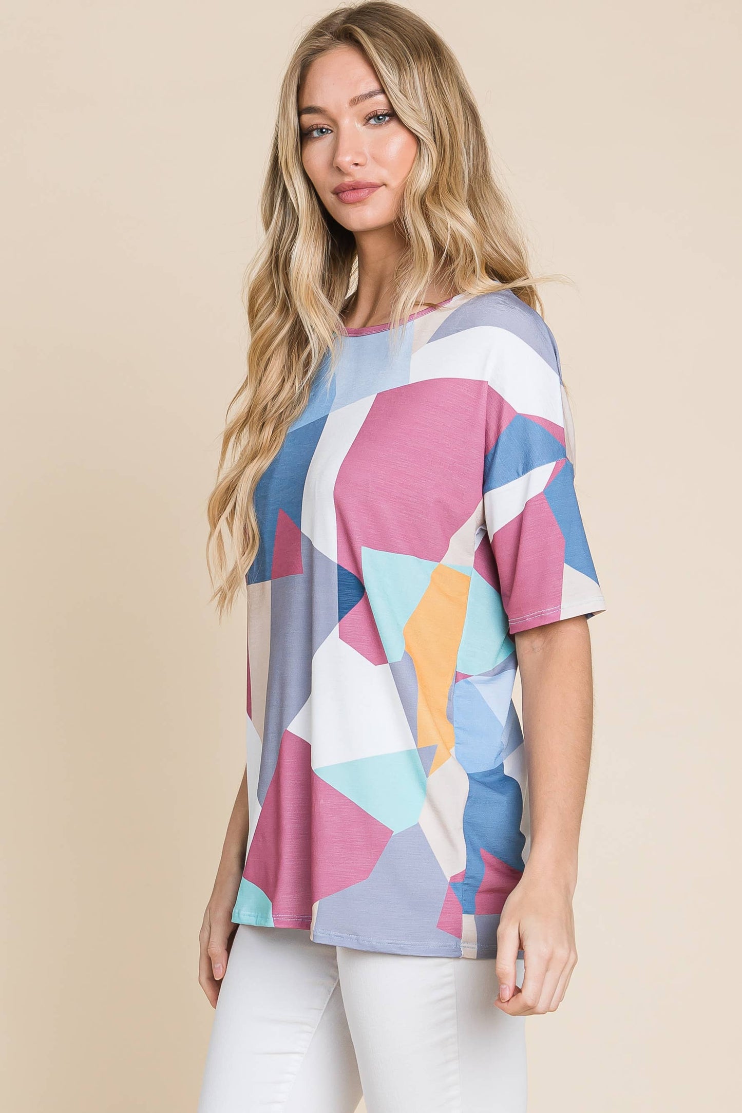 Casual Relaxed Fit Colorful Shirt