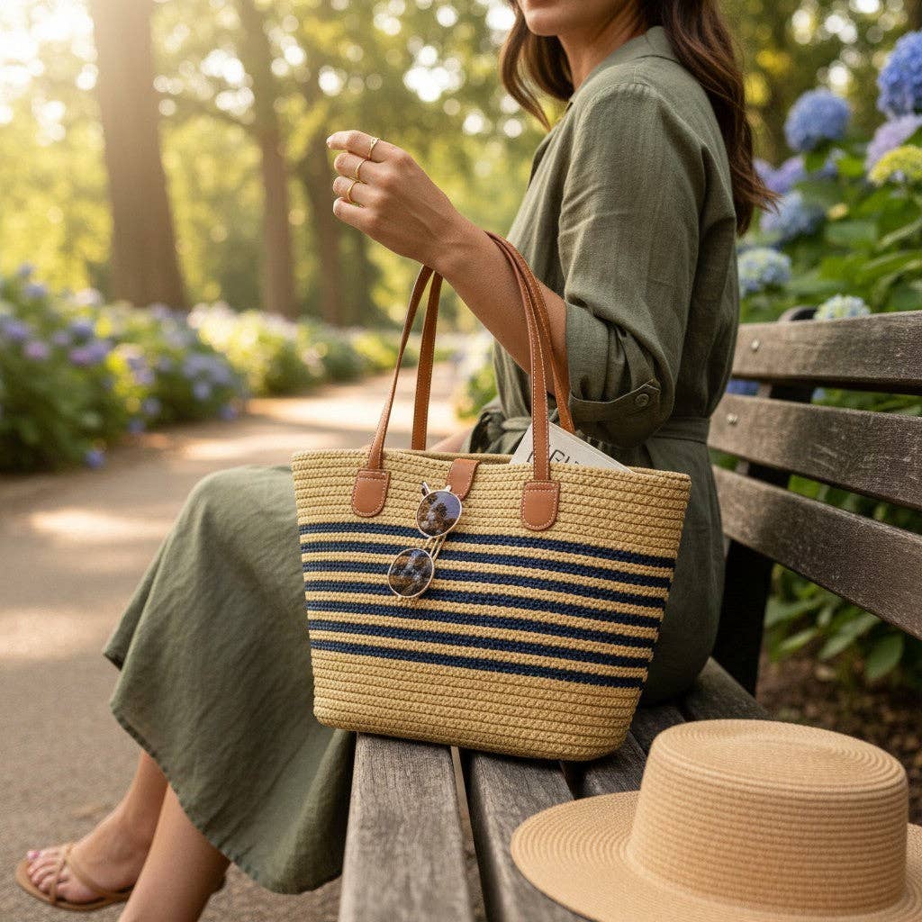 Rattan Beach Shoulder Bag