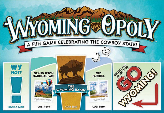 Wyoming-Opoly (state) Board Game