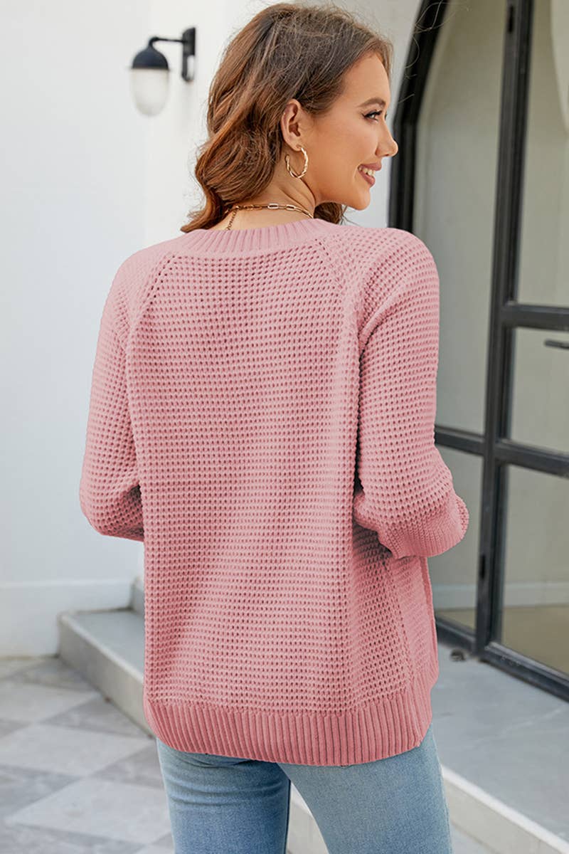 Zip-Up Long Sleeve Cardigan