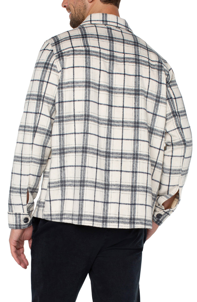 Liverpool Men's Plaid Shirt Jacket